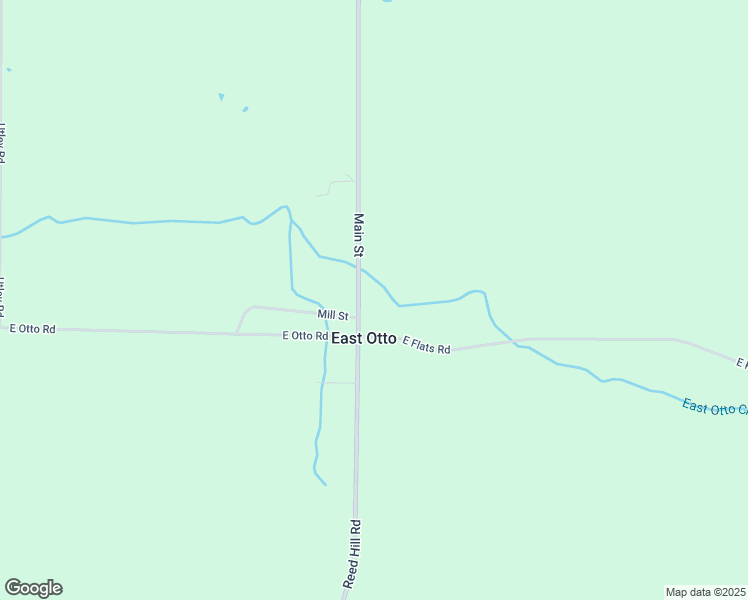 map of restaurants, bars, coffee shops, grocery stores, and more near 9014 East Otto Springville Road in East Otto