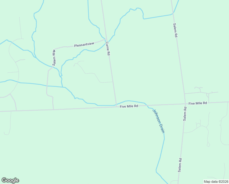 map of restaurants, bars, coffee shops, grocery stores, and more near 7376 Currie Road in Northville