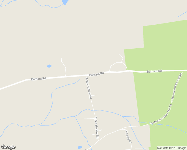 map of restaurants, bars, coffee shops, grocery stores, and more near Durham Road in Gilboa