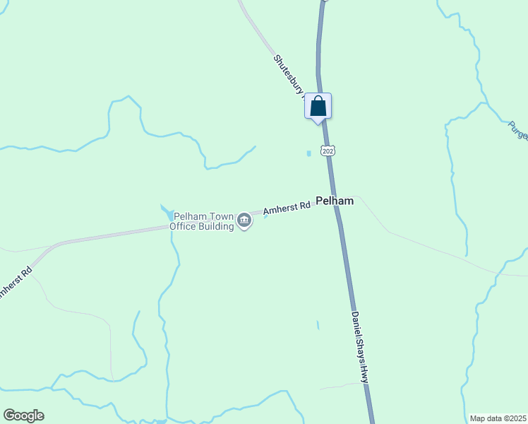 map of restaurants, bars, coffee shops, grocery stores, and more near 361 Amherst Road in Pelham