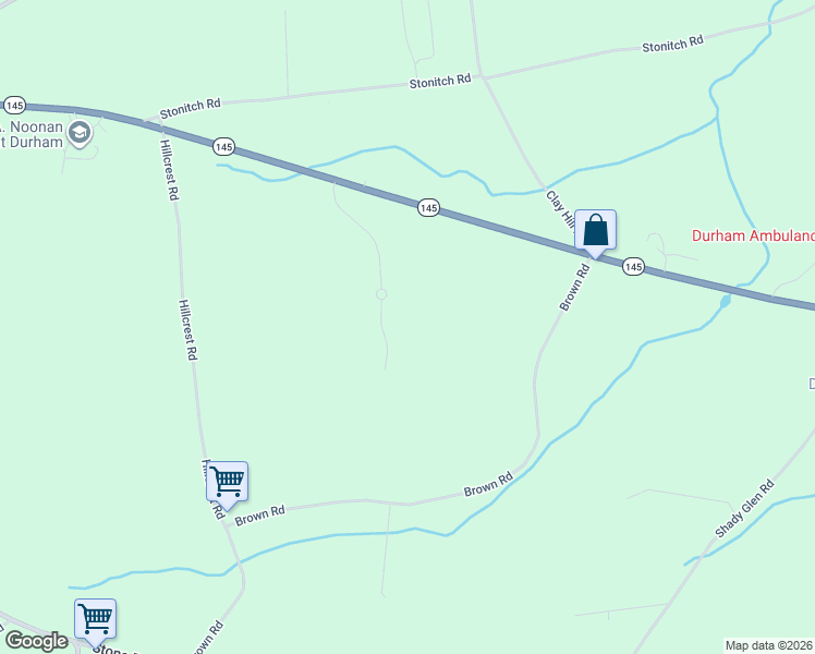 map of restaurants, bars, coffee shops, grocery stores, and more near 6 Durham Woods Road in Durham