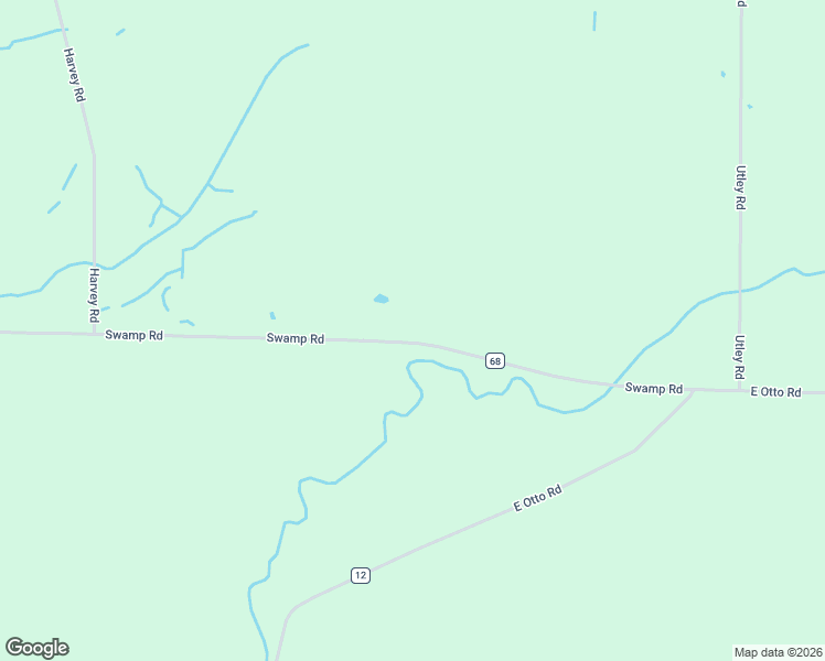 map of restaurants, bars, coffee shops, grocery stores, and more near 8265 Swamp Road in Cattaraugus