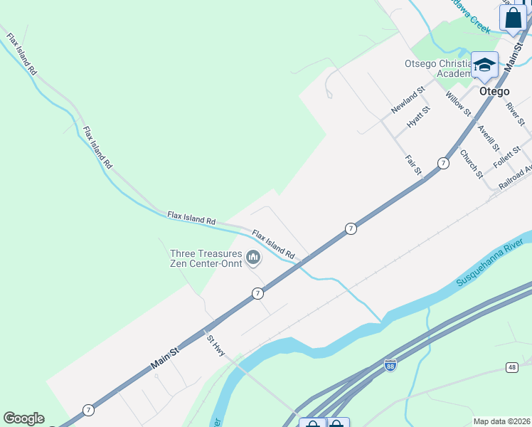 map of restaurants, bars, coffee shops, grocery stores, and more near 37 Medallion Drive in Otego