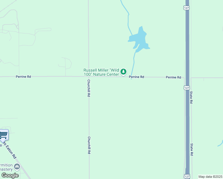 map of restaurants, bars, coffee shops, grocery stores, and more near 2801 Perrine Road in Rives Junction