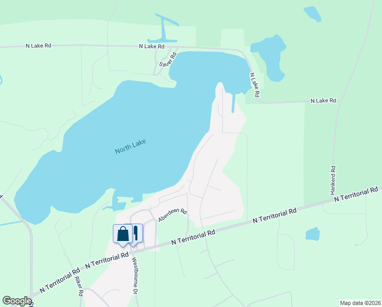 map of restaurants, bars, coffee shops, grocery stores, and more near 7286 Webbs Landing in Gregory