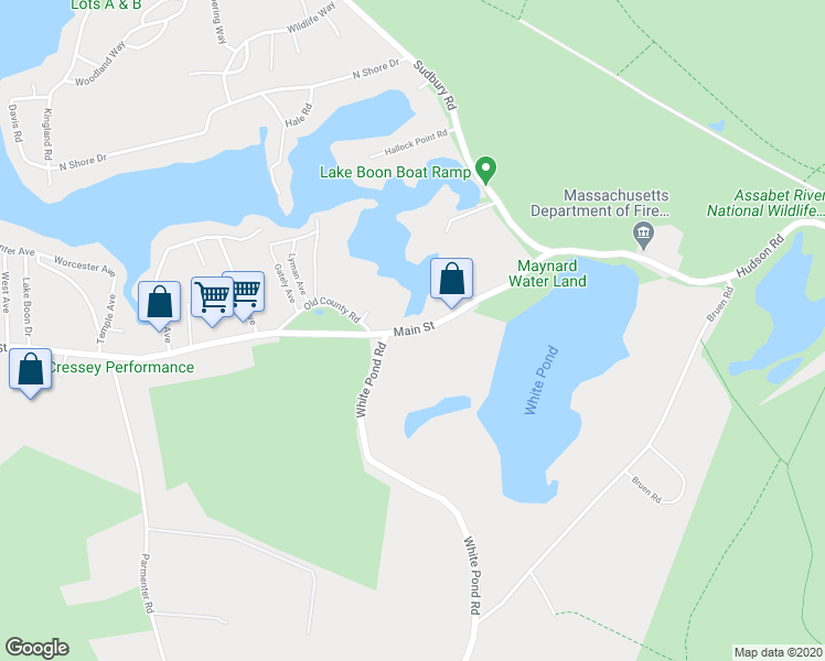 map of restaurants, bars, coffee shops, grocery stores, and more near 798 Main Street in Hudson