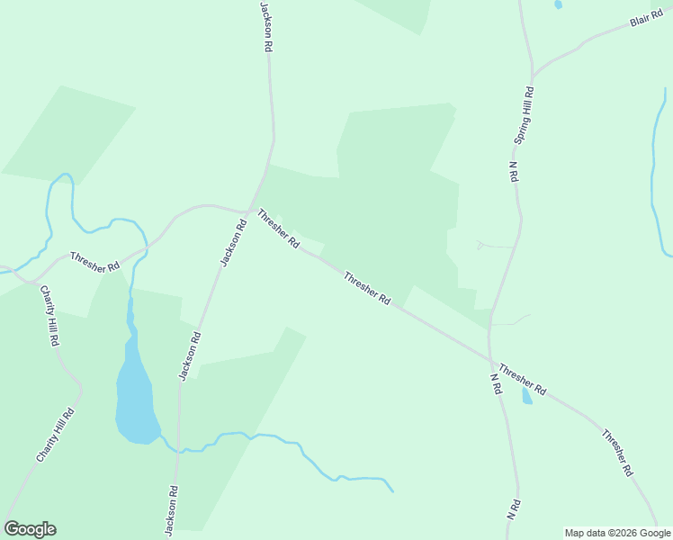 map of restaurants, bars, coffee shops, grocery stores, and more near Thresher Road in Hardwick