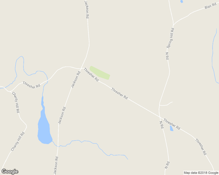 map of restaurants, bars, coffee shops, grocery stores, and more near Thresher Road in Hardwick