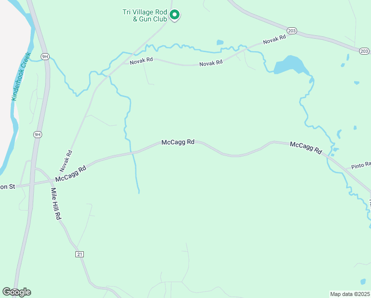 map of restaurants, bars, coffee shops, grocery stores, and more near 373 McCagg Road in Valatie