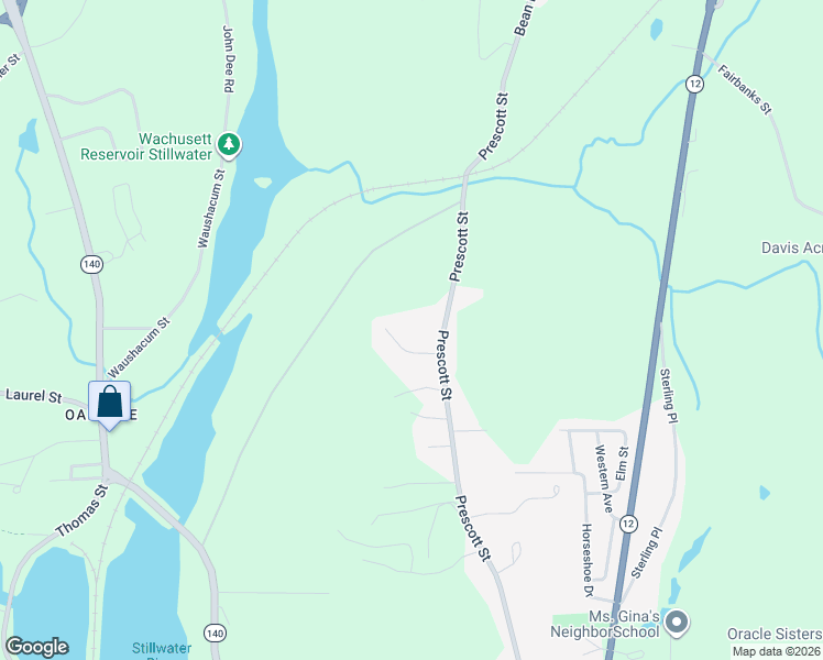 map of restaurants, bars, coffee shops, grocery stores, and more near 4 Nuha Circle in West Boylston