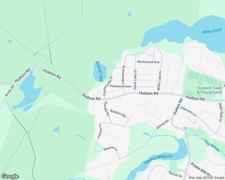 map of restaurants, bars, coffee shops, grocery stores, and more near 28 Maplewood Avenue in Sudbury