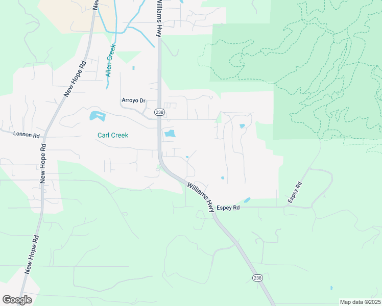 map of restaurants, bars, coffee shops, grocery stores, and more near 216 Twisted Pines Drive in Grants Pass