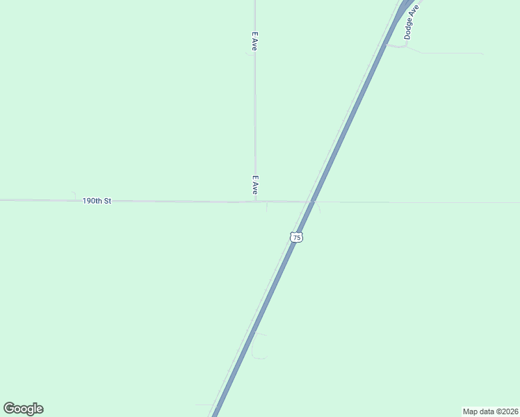 map of restaurants, bars, coffee shops, grocery stores, and more near 466 190th Street in Dakota City