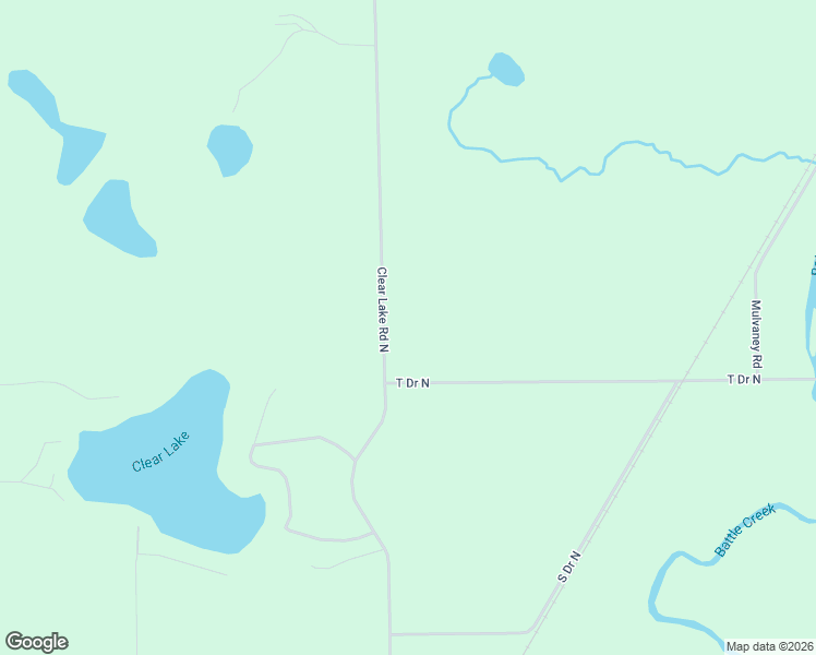 map of restaurants, bars, coffee shops, grocery stores, and more near 22092 Clear Lake Road North in Battle Creek