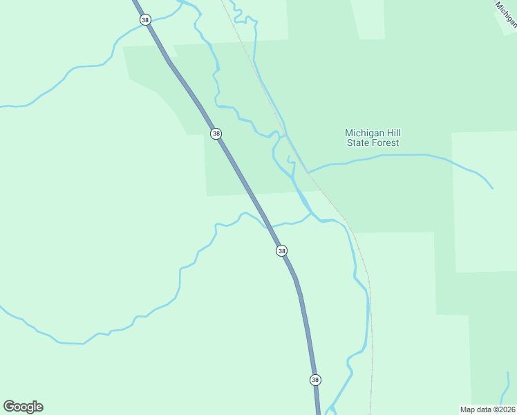 map of restaurants, bars, coffee shops, grocery stores, and more near New York 38 in Richford