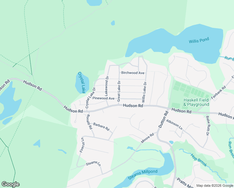 map of restaurants, bars, coffee shops, grocery stores, and more near 15 Great Lake Drive in Sudbury