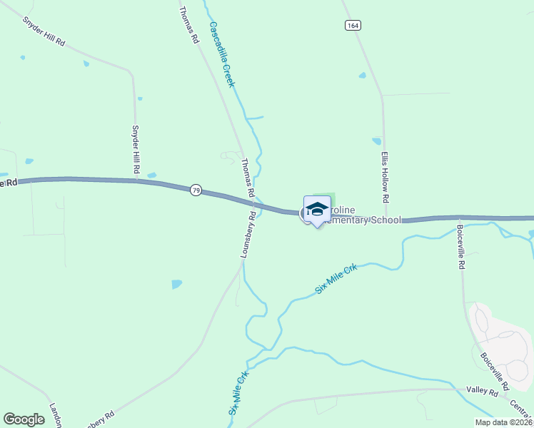 map of restaurants, bars, coffee shops, grocery stores, and more near 2412 Slaterville Road in Slaterville Springs