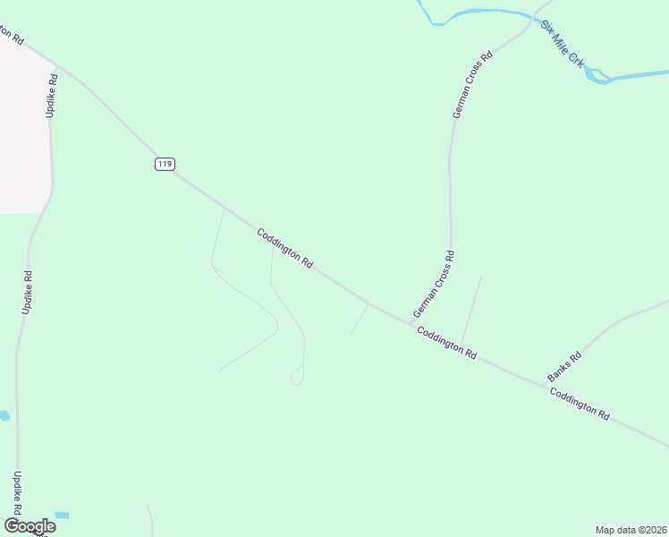 map of restaurants, bars, coffee shops, grocery stores, and more near 1041 Coddington Road in Ithaca