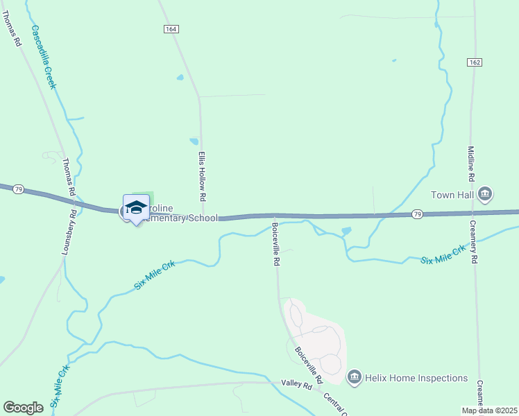 map of restaurants, bars, coffee shops, grocery stores, and more near 2522 Slaterville Rd in Ithaca