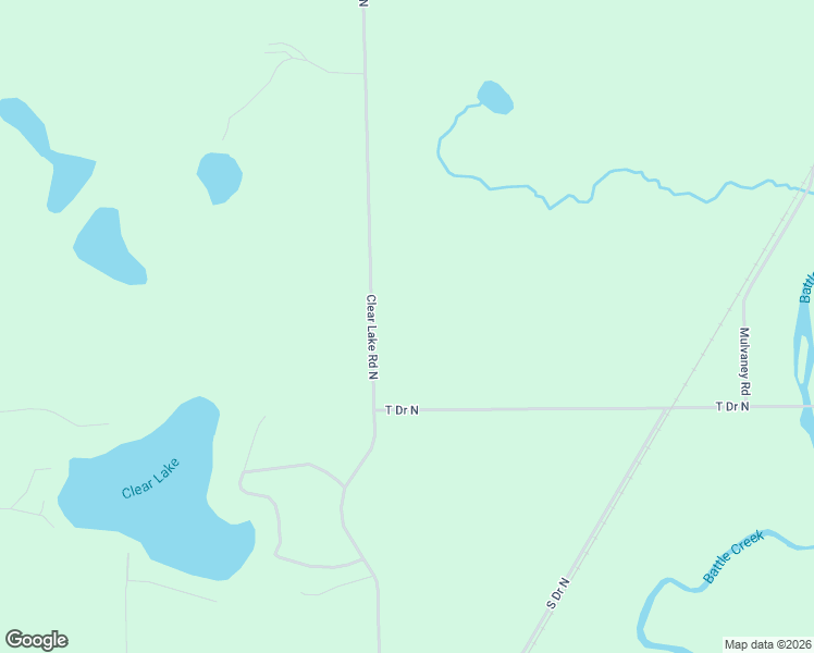 map of restaurants, bars, coffee shops, grocery stores, and more near 22092 Clear Lake Road North in Battle Creek