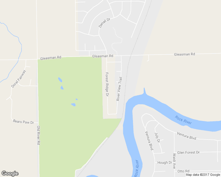 map of restaurants, bars, coffee shops, grocery stores, and more near 9255 Forest Ridge Drive in Roscoe