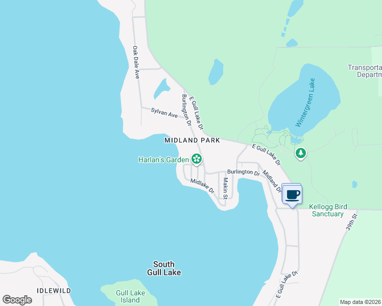 map of restaurants, bars, coffee shops, grocery stores, and more near 2752 Burlington Drive in Hickory Corners