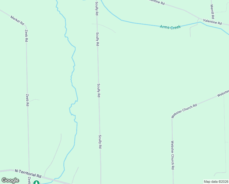 map of restaurants, bars, coffee shops, grocery stores, and more near 7700 Scully Road in Dexter
