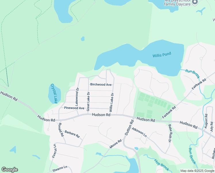 map of restaurants, bars, coffee shops, grocery stores, and more near 13 Birchwood Avenue in Sudbury
