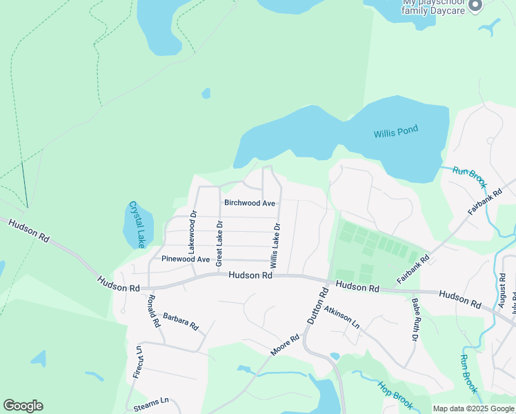 map of restaurants, bars, coffee shops, grocery stores, and more near 13 Birchwood Avenue in Sudbury