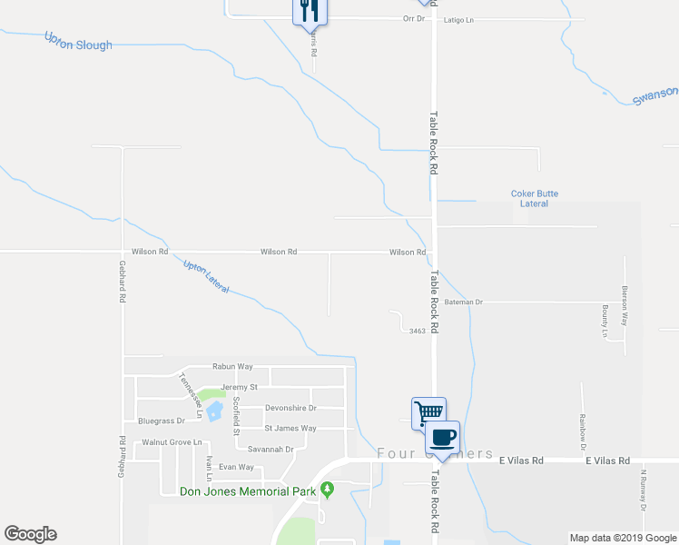 map of restaurants, bars, coffee shops, grocery stores, and more near 269 Wilson Road in Central Point