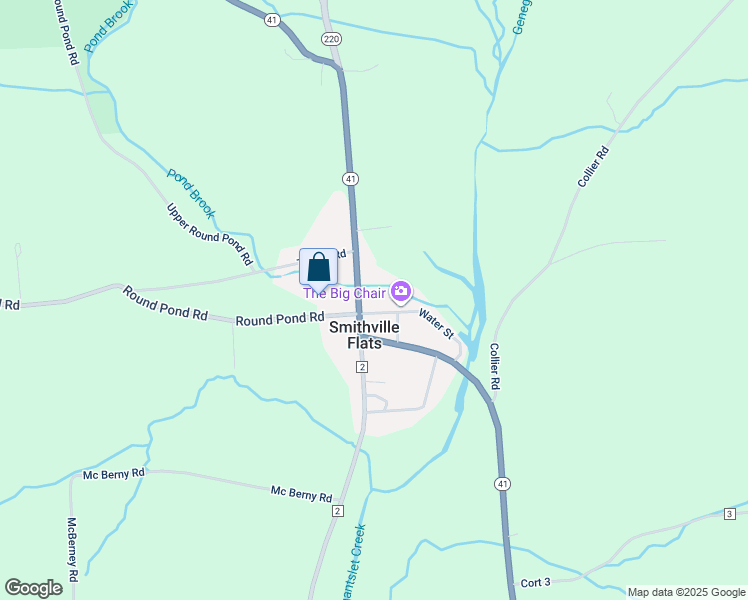 map of restaurants, bars, coffee shops, grocery stores, and more near 109 Water Street in Smithville Flats