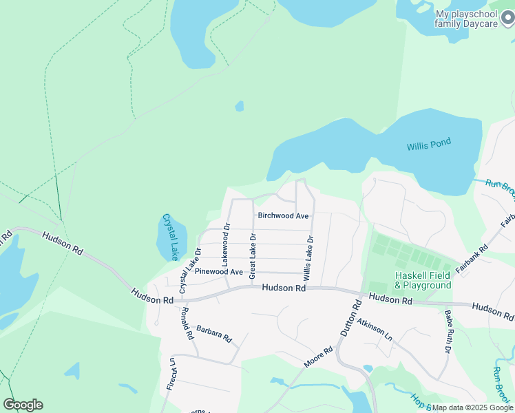 map of restaurants, bars, coffee shops, grocery stores, and more near 32 Birchwood Avenue in Sudbury