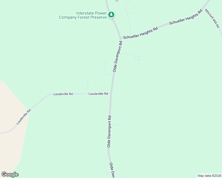 map of restaurants, bars, coffee shops, grocery stores, and more near 6590-6778 Olde Davenport Road in La Motte