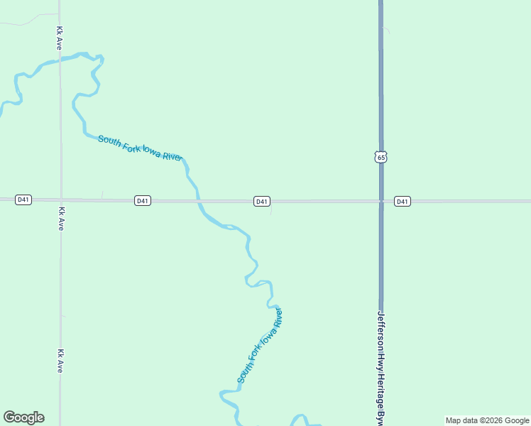 map of restaurants, bars, coffee shops, grocery stores, and more near 22174 County Road D41 in Eldora