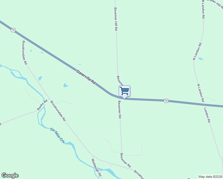 map of restaurants, bars, coffee shops, grocery stores, and more near 1980 Slaterville Road in Ithaca