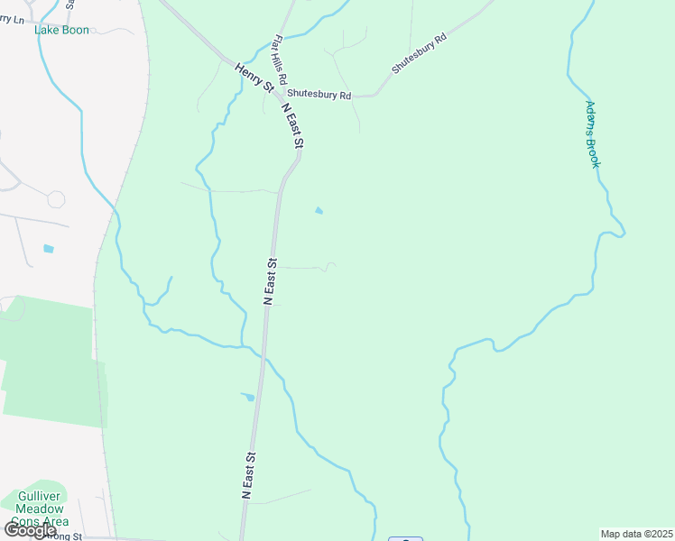 map of restaurants, bars, coffee shops, grocery stores, and more near 611 North East Street in Amherst