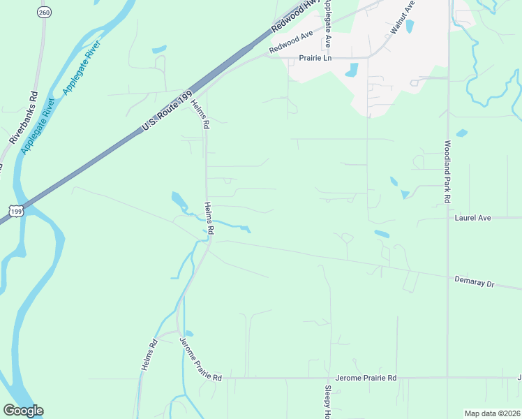 map of restaurants, bars, coffee shops, grocery stores, and more near 3201 Helms Road in Grants Pass