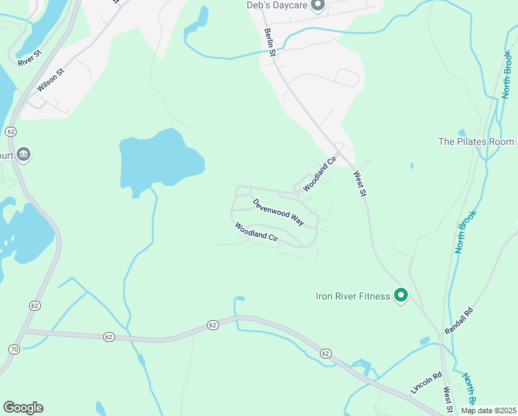 map of restaurants, bars, coffee shops, grocery stores, and more near 644 Devenwood Way in Clinton