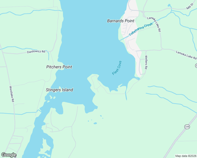 map of restaurants, bars, coffee shops, grocery stores, and more near 475-495 Wellers Is in Schuyler