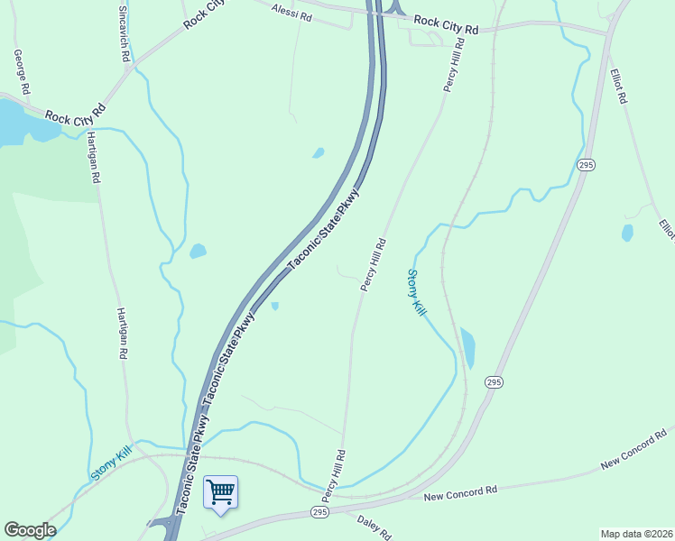 map of restaurants, bars, coffee shops, grocery stores, and more near 125 Percy Hill Road in Old Chatham