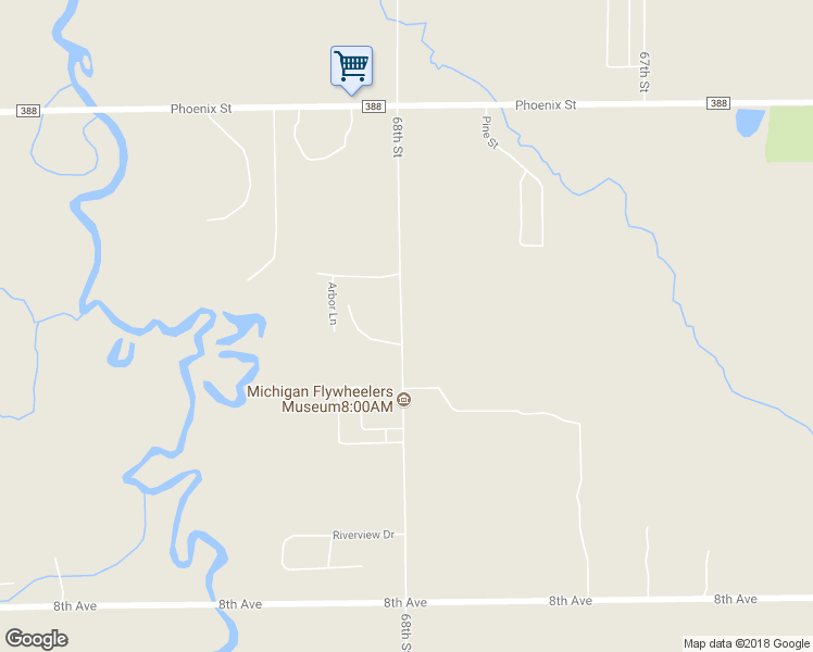 map of restaurants, bars, coffee shops, grocery stores, and more near 05888 68th Street in South Haven