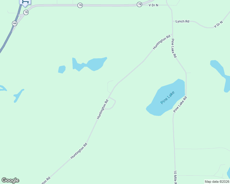 map of restaurants, bars, coffee shops, grocery stores, and more near 9568 Huntington Road in Battle Creek