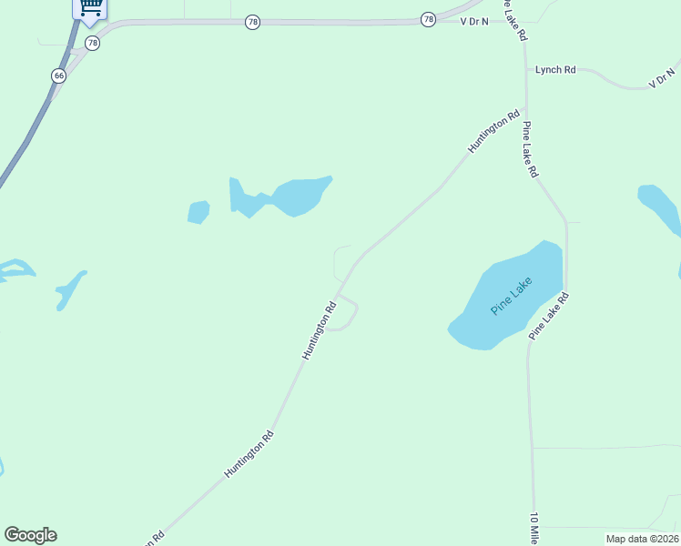 map of restaurants, bars, coffee shops, grocery stores, and more near 9568 Huntington Road in Battle Creek