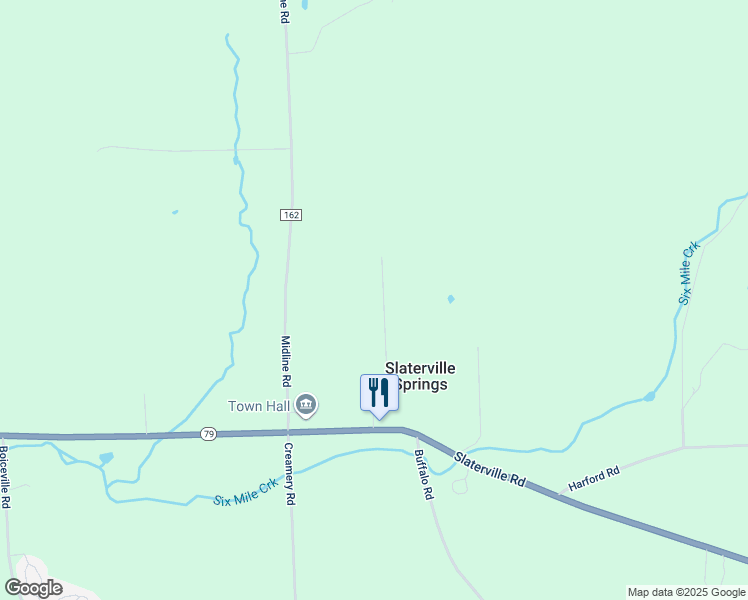 map of restaurants, bars, coffee shops, grocery stores, and more near 13-15 Fuller Lane in Slaterville Springs