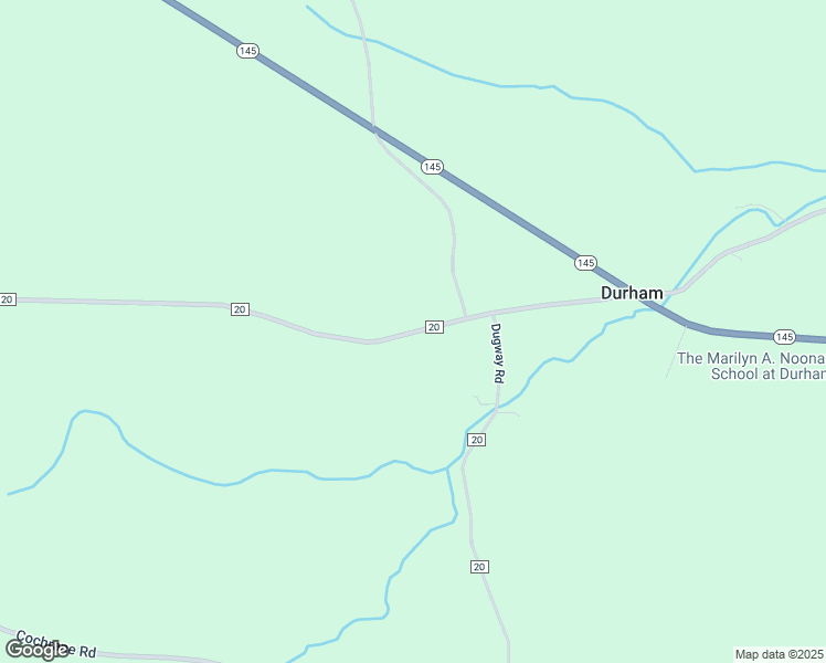 map of restaurants, bars, coffee shops, grocery stores, and more near 4268 County Route 20 in Durham