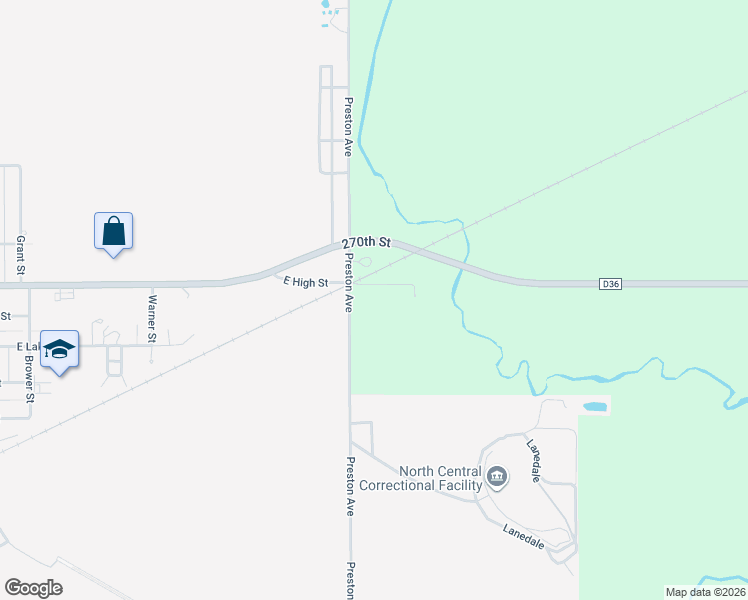 map of restaurants, bars, coffee shops, grocery stores, and more near 2704 Preston Avenue in Rockwell City