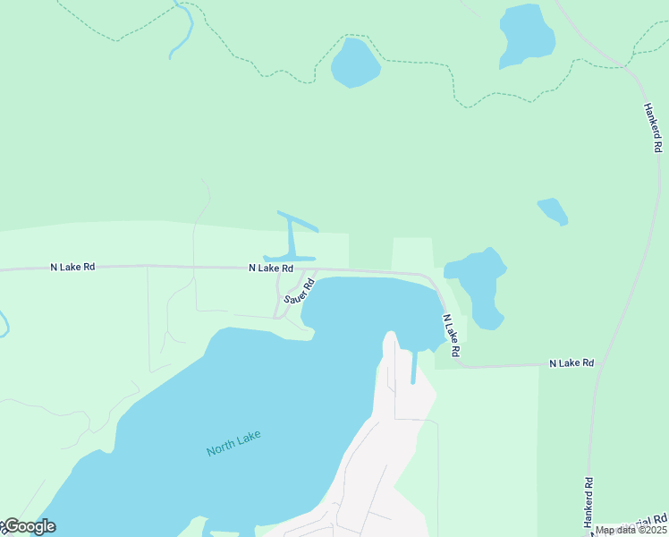 map of restaurants, bars, coffee shops, grocery stores, and more near 13745 N Lake Rd in Dexter