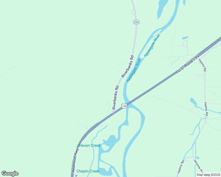 map of restaurants, bars, coffee shops, grocery stores, and more near 567 Riverbanks Road in Grants Pass