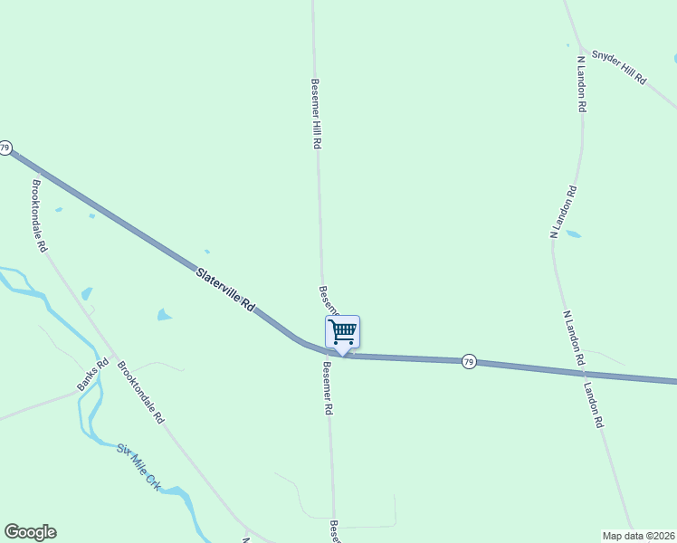 map of restaurants, bars, coffee shops, grocery stores, and more near 43 Besemer Hill Rd in Ithaca