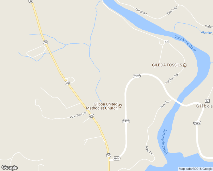 map of restaurants, bars, coffee shops, grocery stores, and more near 211 New York 990V in Gilboa